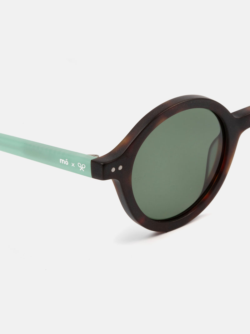 Óculos de sol MOxSILBON kids Deriva tartaruga verde
