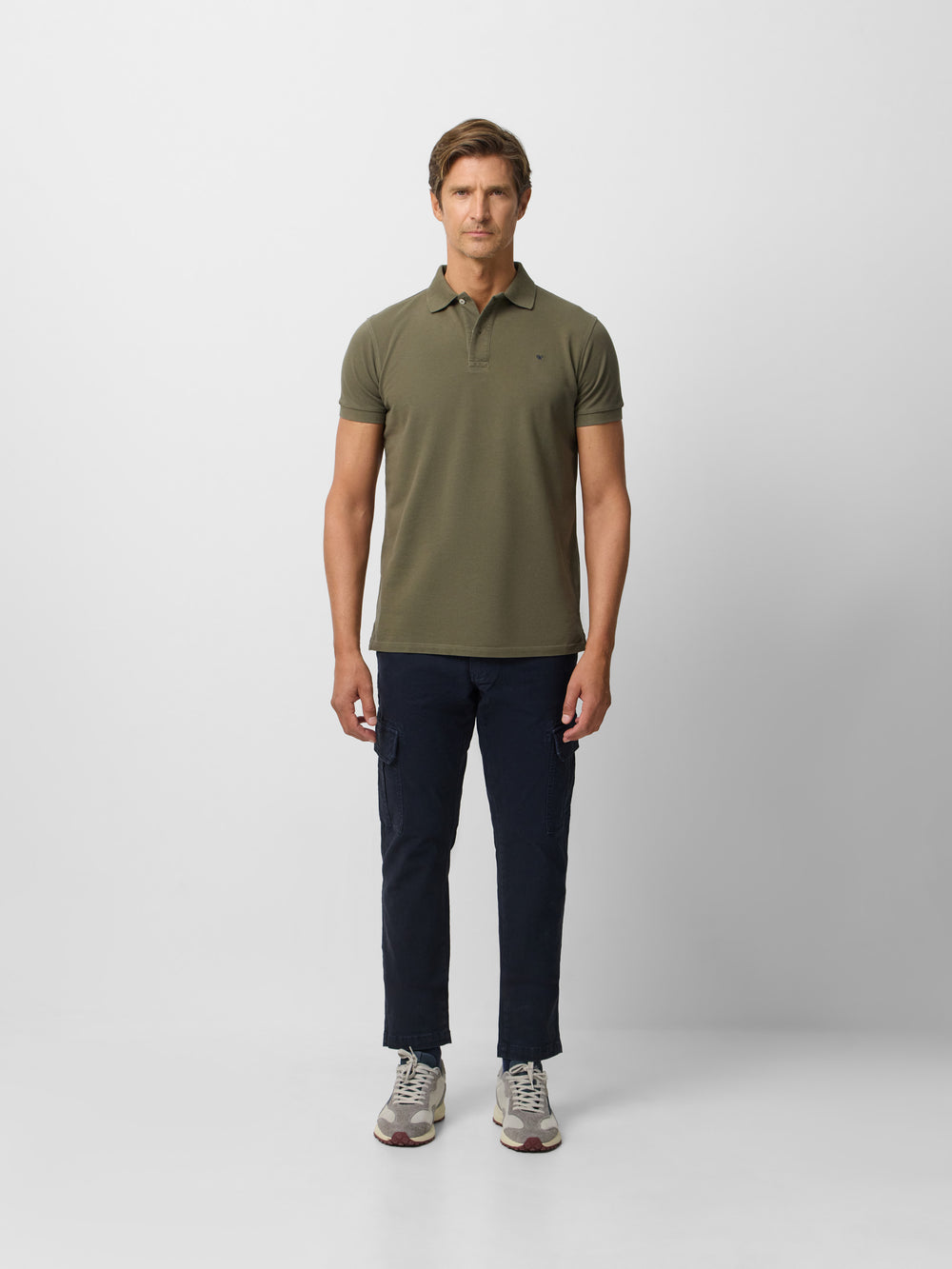 Pantalon cargo casual azul marino