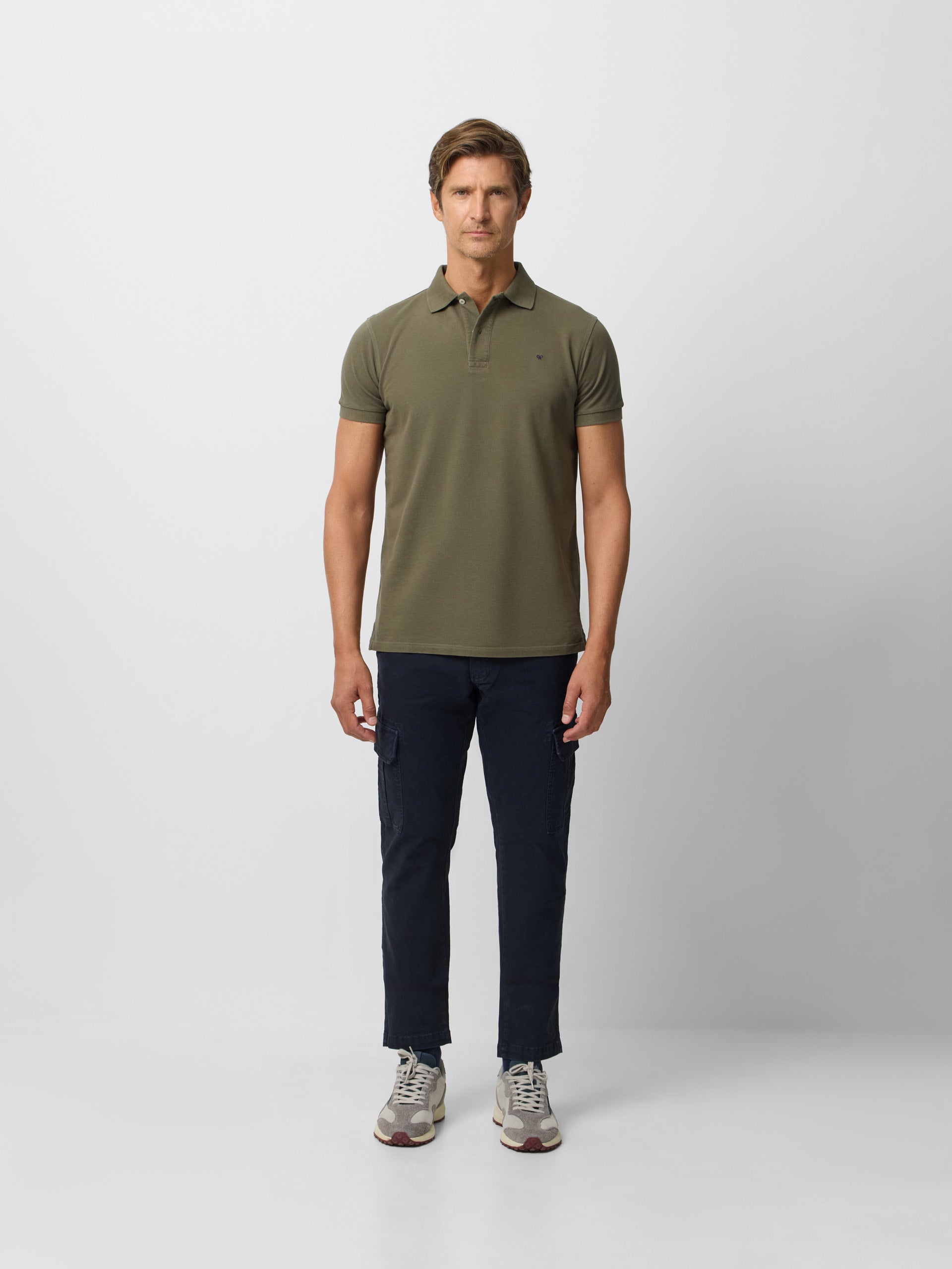 Pantalon cargo casual azul marino