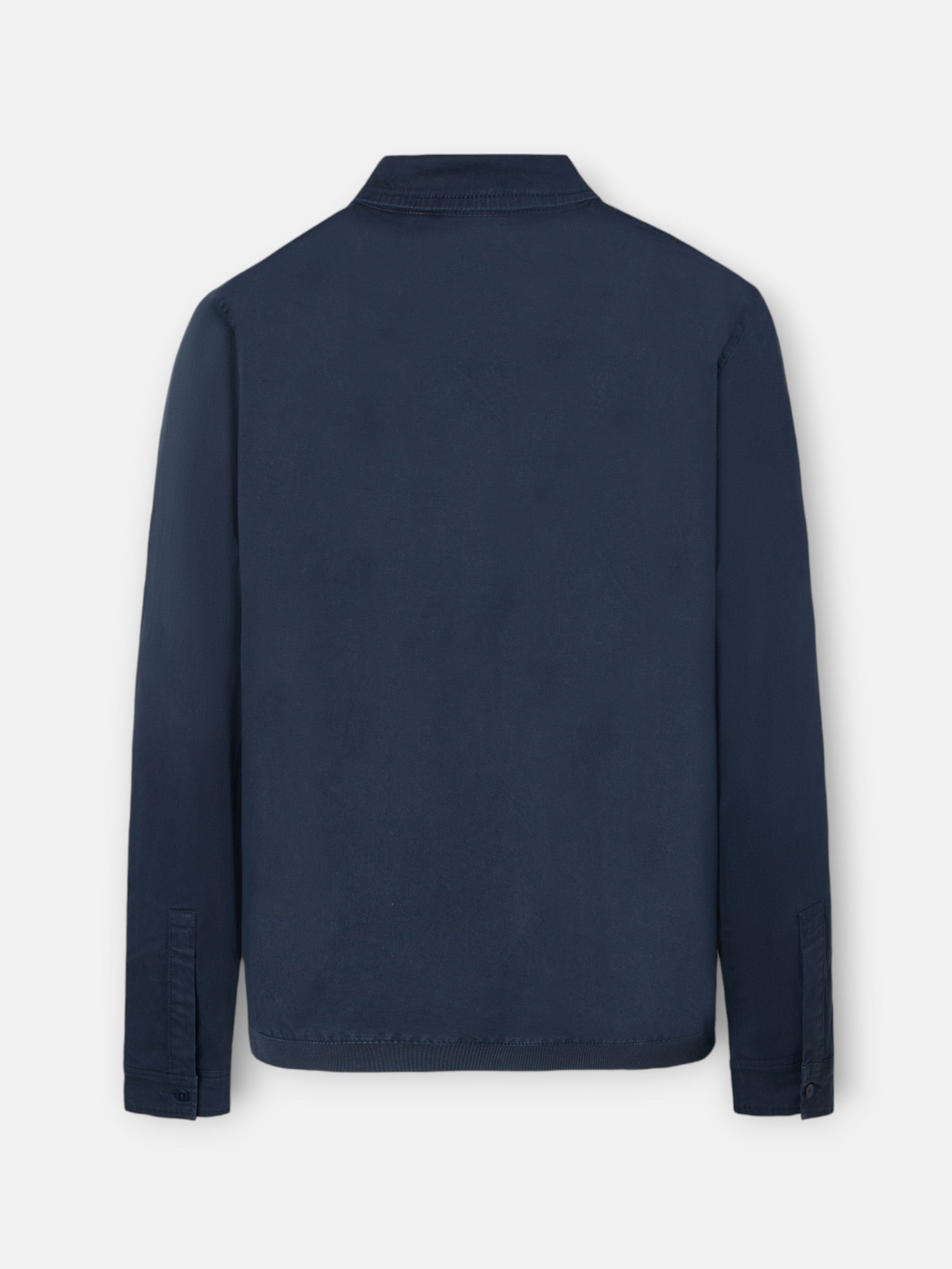 Navy blue garment dye jacket