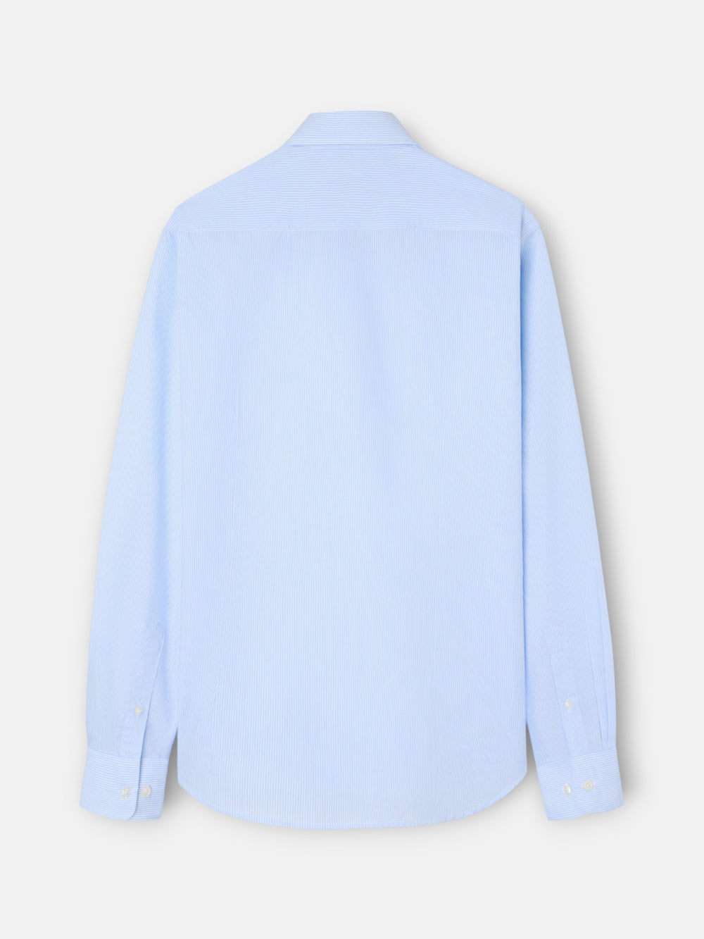 Classic light blue striped sport shirt