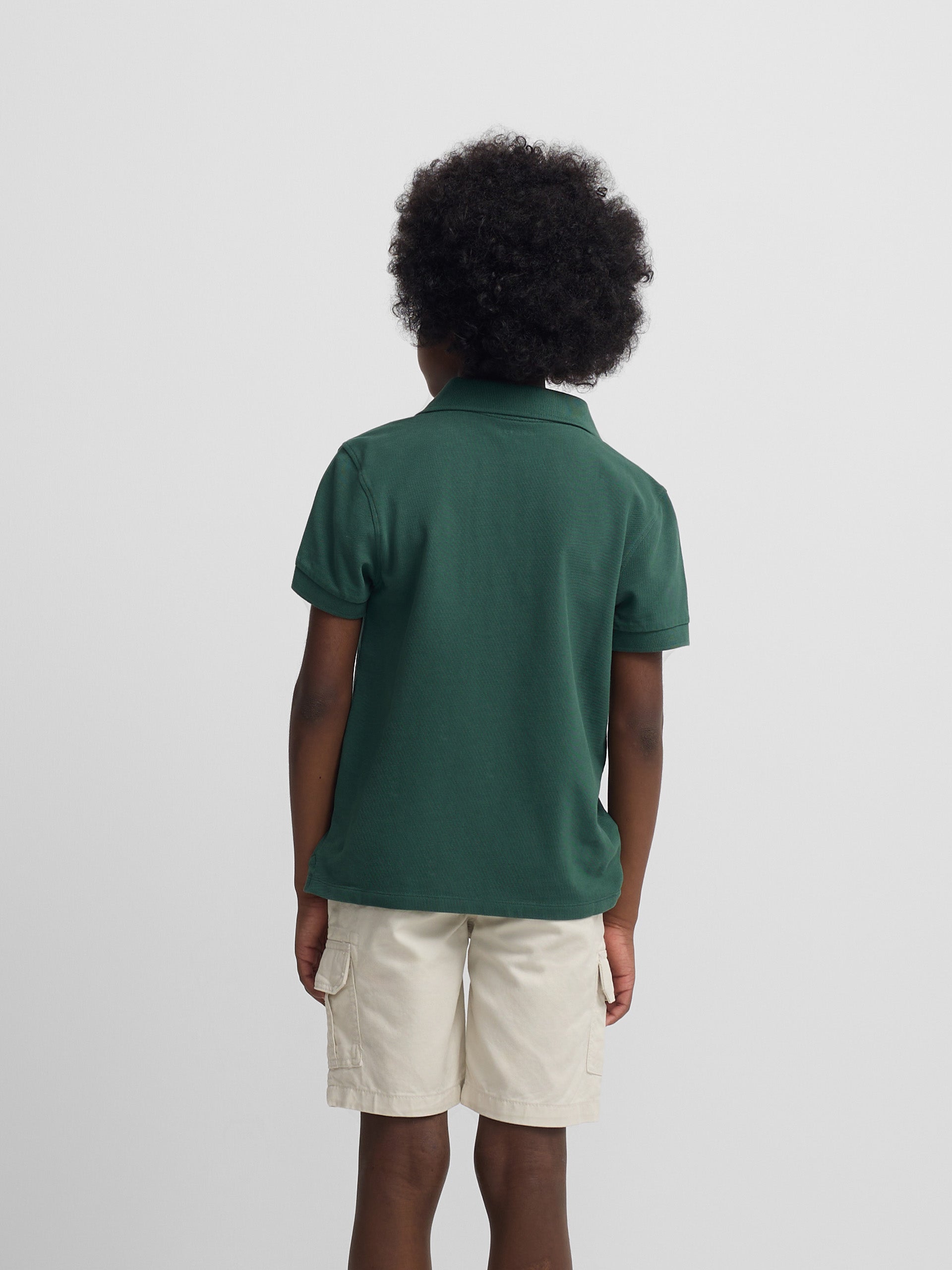 Polo kids clasico raqueta verde