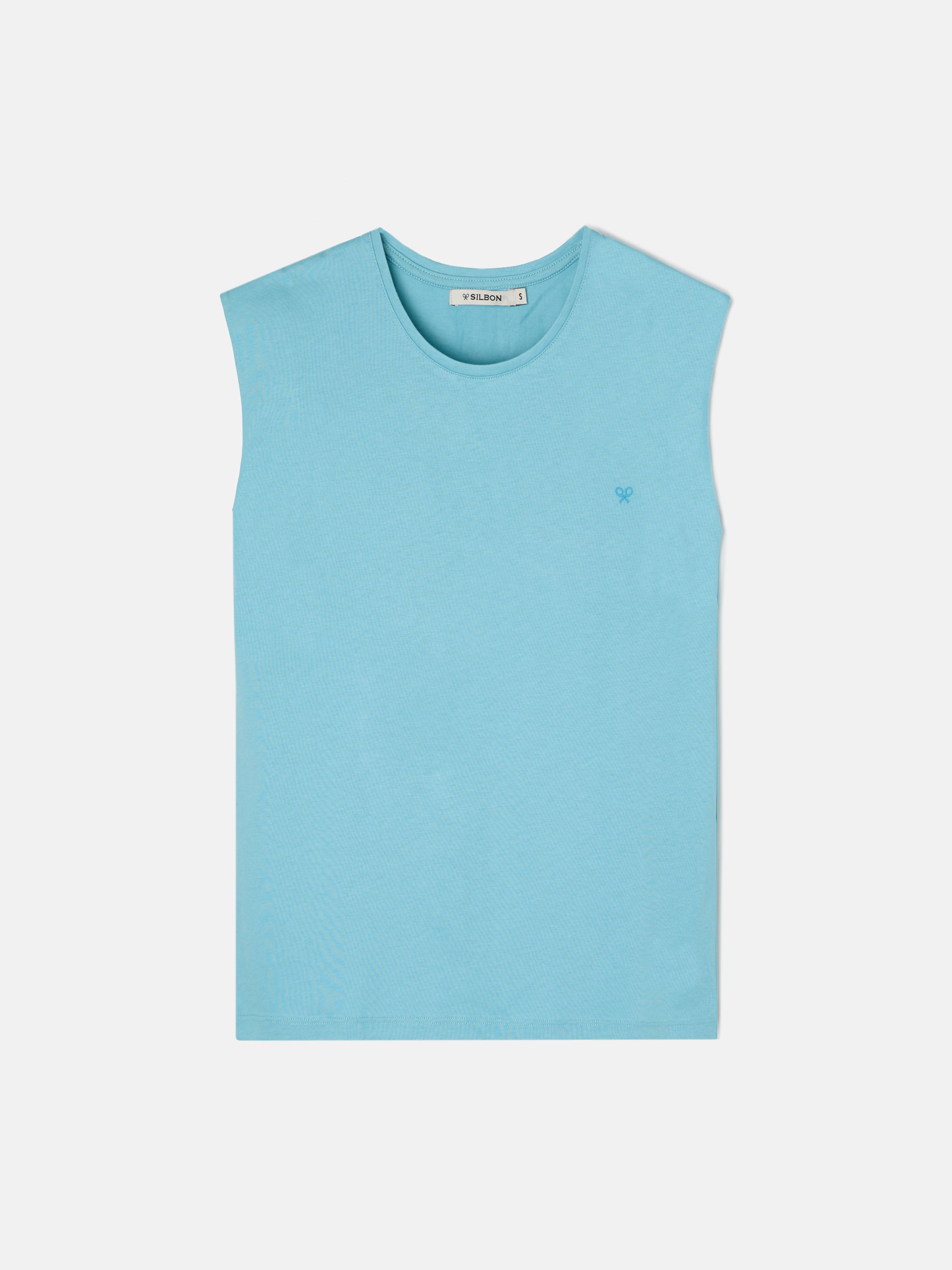 Women's blue sun t-shirt