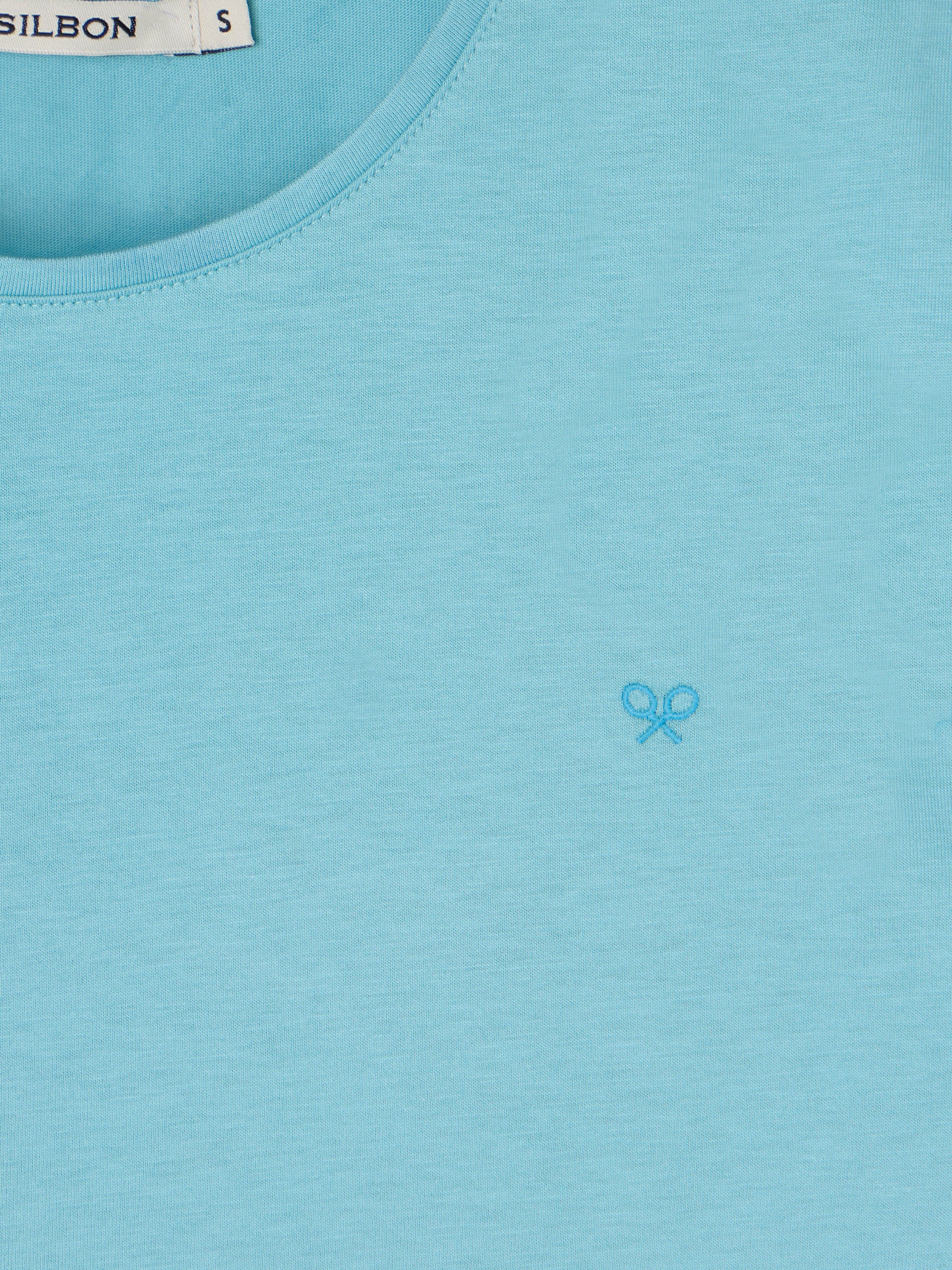 Women's blue sun t-shirt