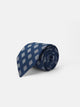 Corbata motivo azulejo azul marino