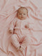 Conjunto ochos baby silbon rosa