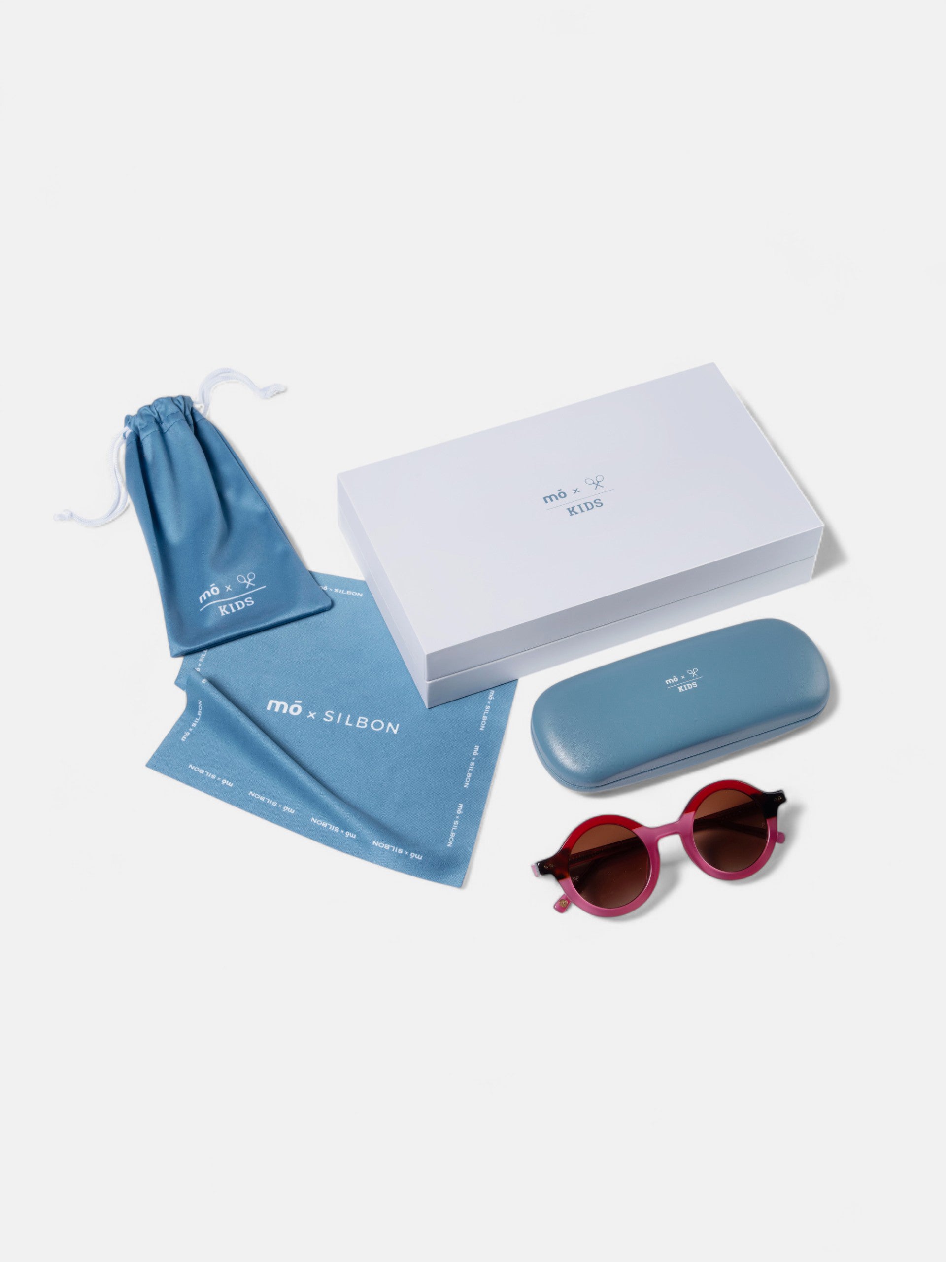 Lunettes de soleil MOXSILBON fille Ace rose et grenat