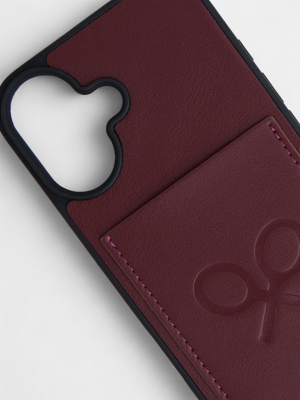 IPHONE case burgundy racket