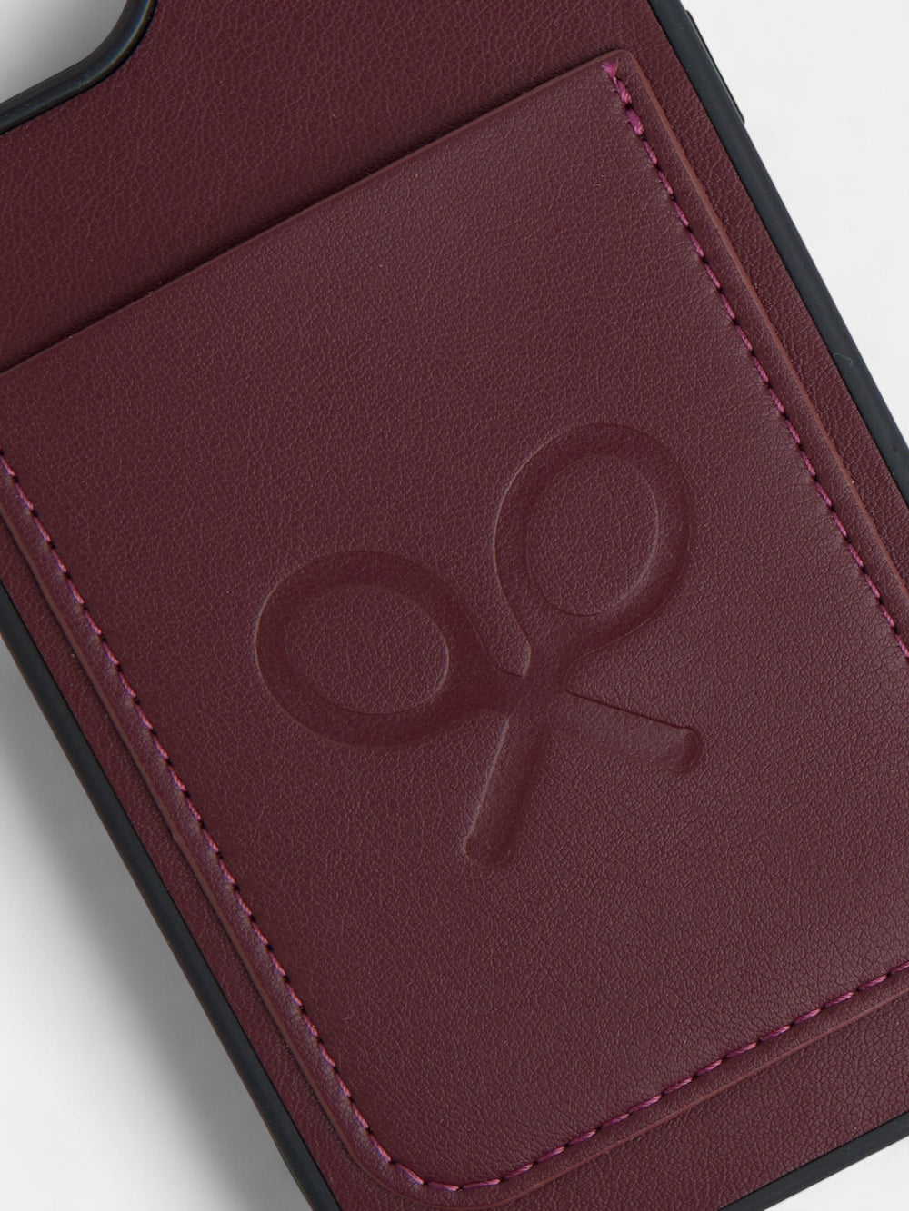 IPHONE case burgundy racket
