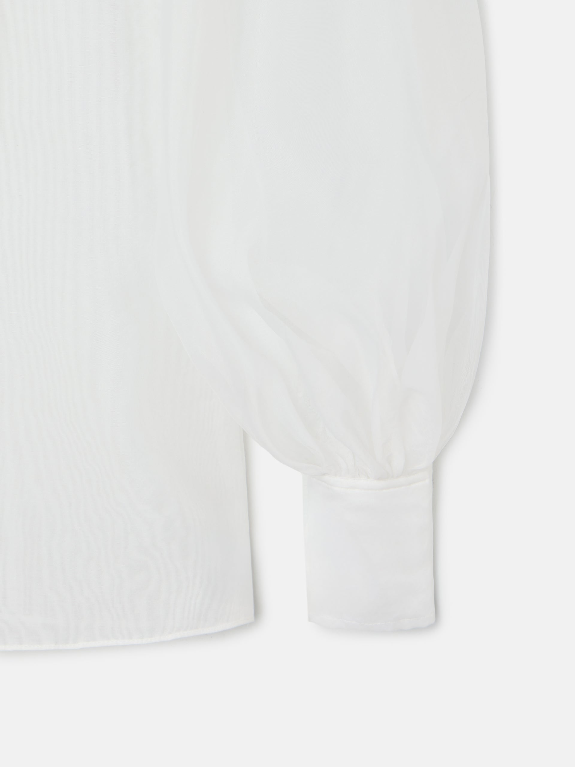 Camisa CaprileXSilbon organza blanca