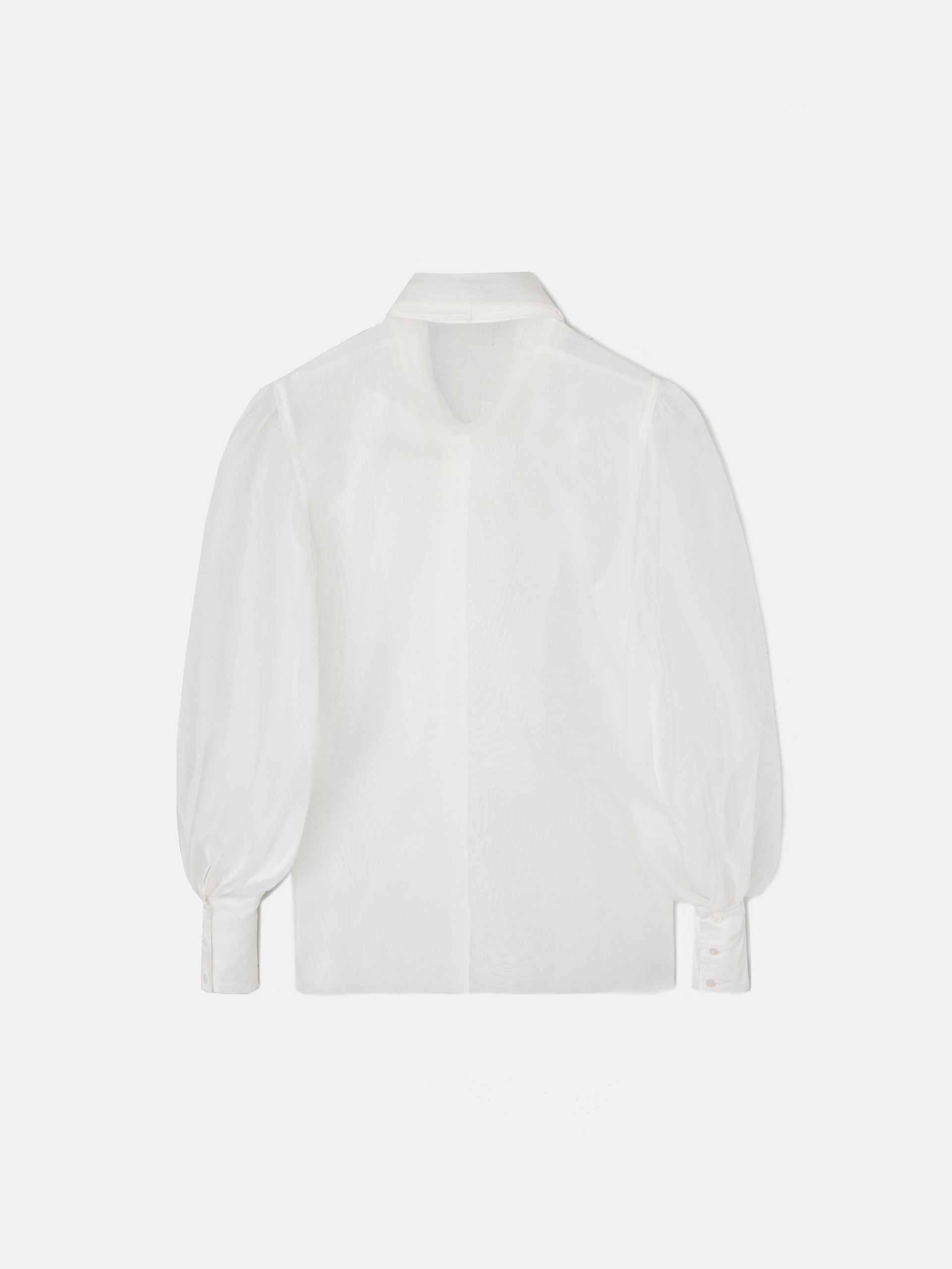 Camisa CaprileXSilbon organza blanca