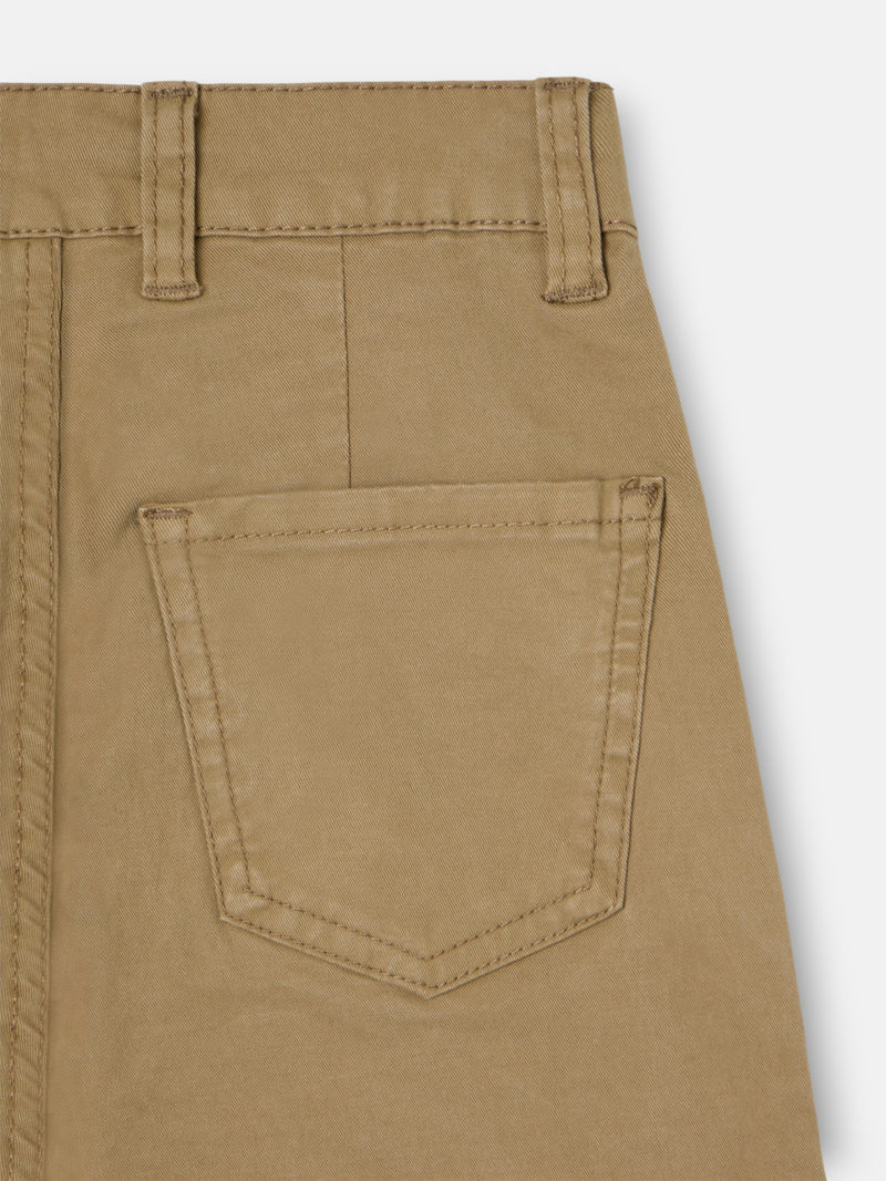 Pantalon cargo beige