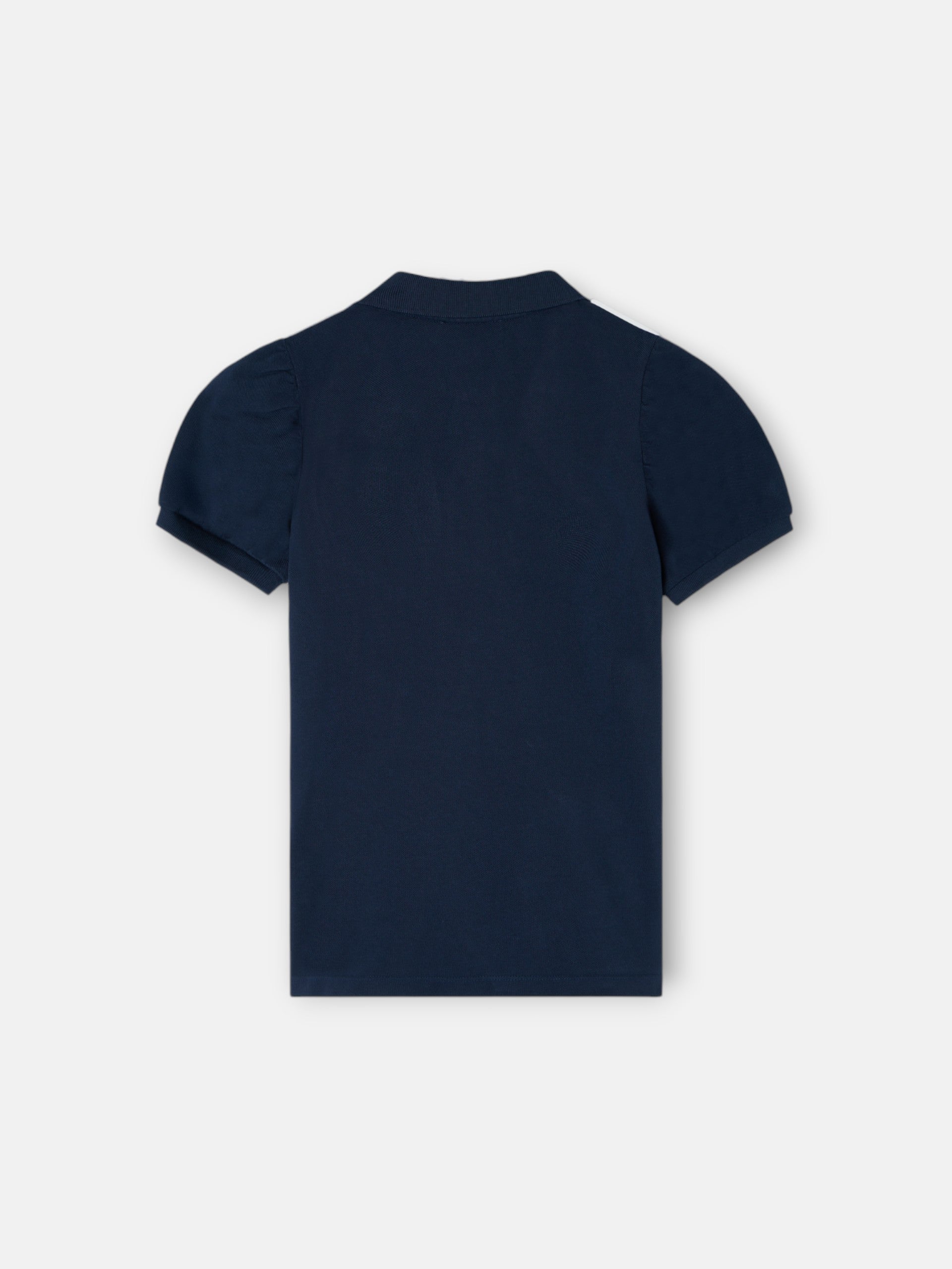 Polo girl clasico azul marino