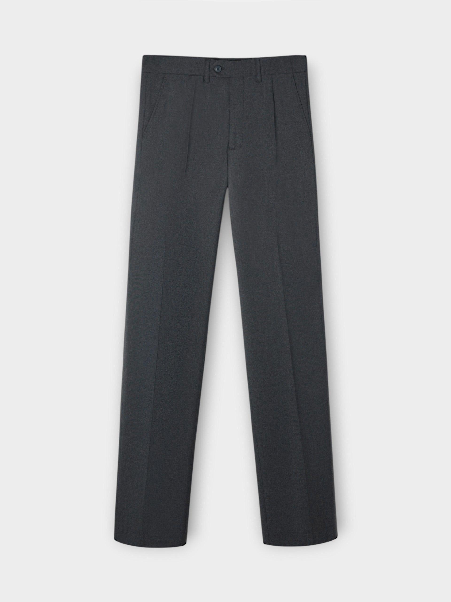 Pantalon traje cruzado stretch grey