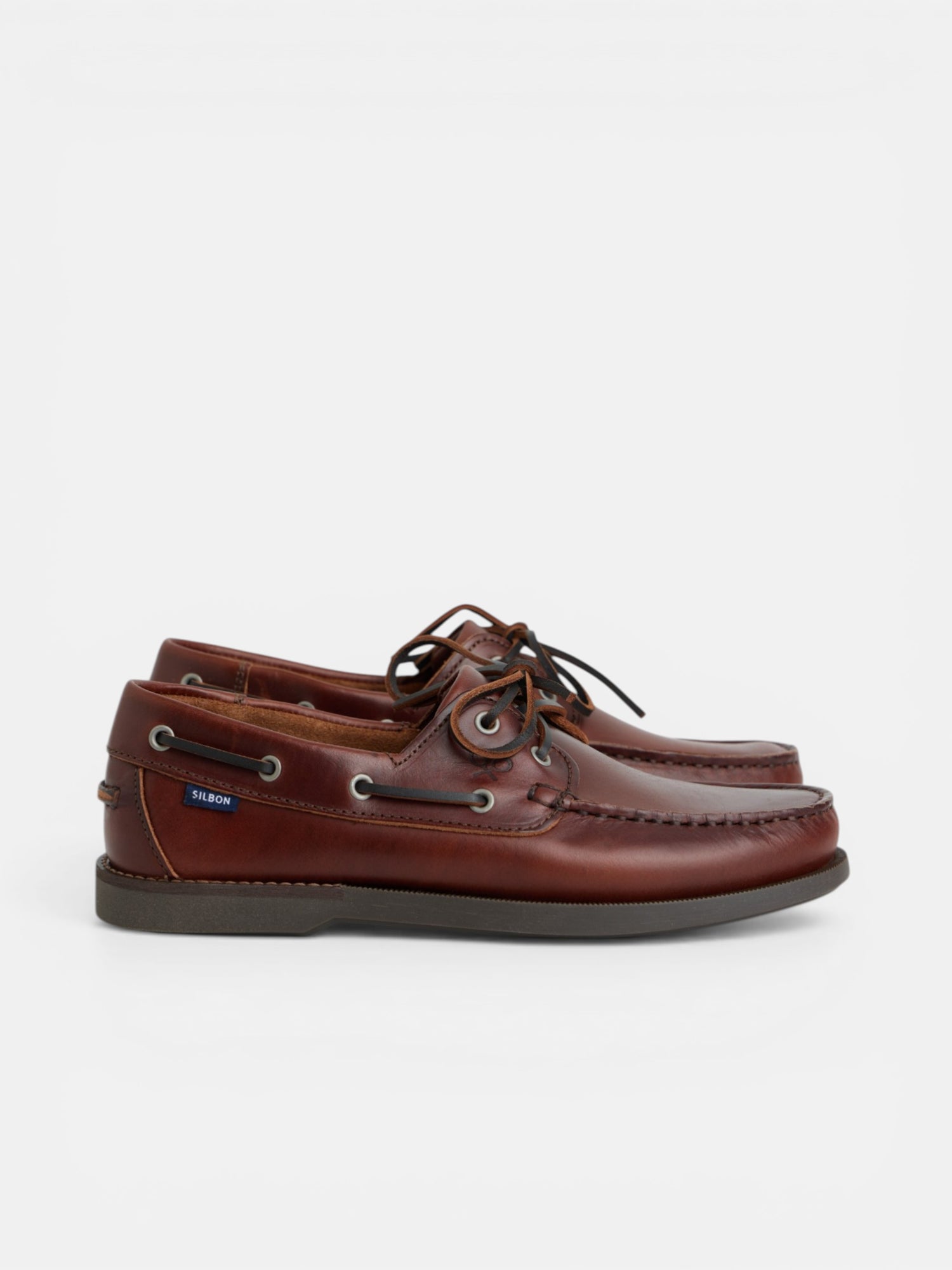 Zapato nautico piel fino marron claro