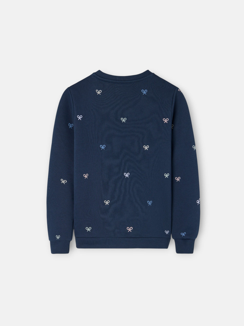 Sweatshirt kids multiraquete cores azul-marinho