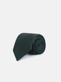 Silbon green polka dot tie