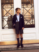 Bermuda kids clasica gris