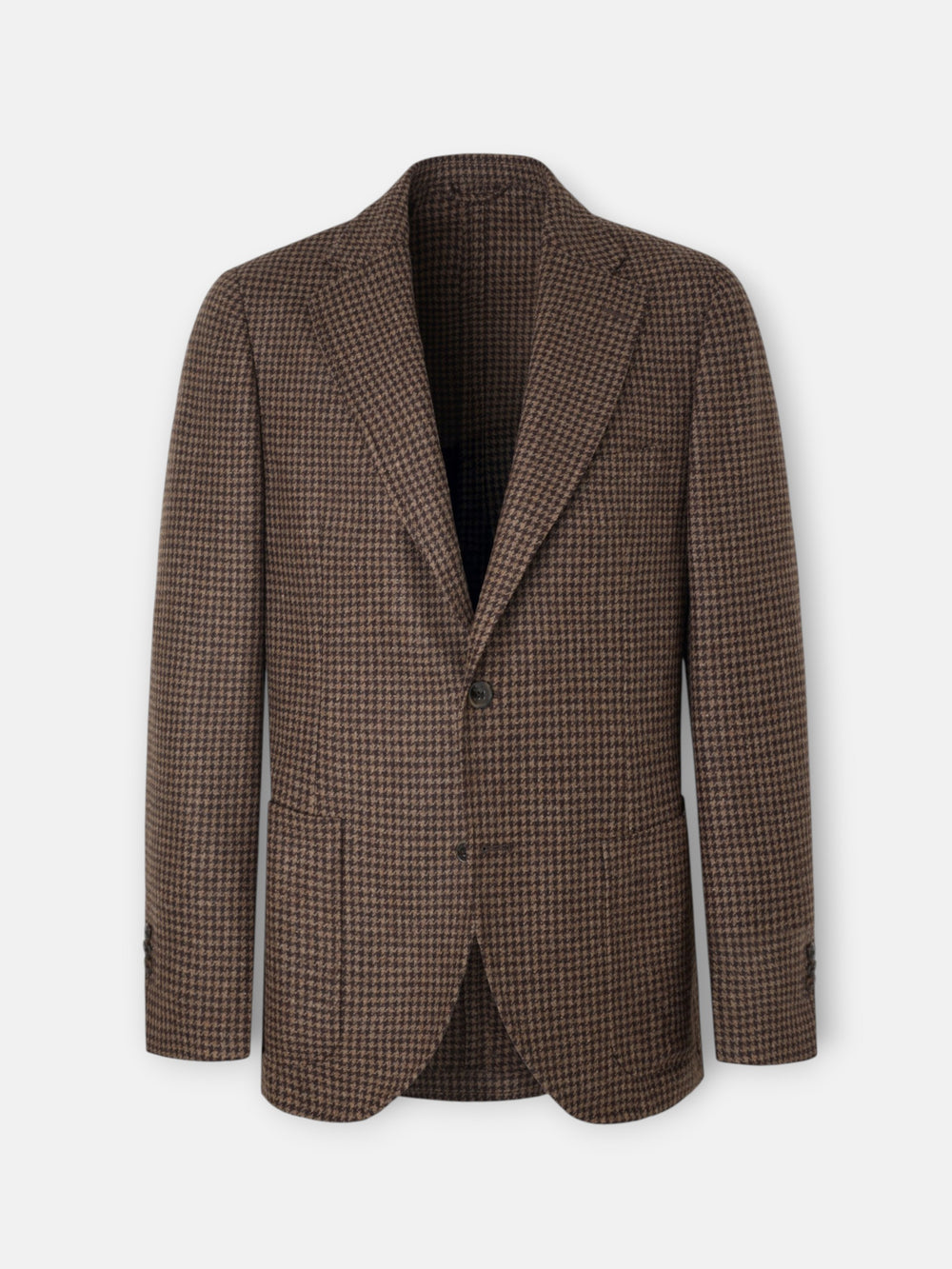 Brown houndstooth blazer