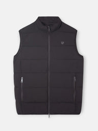 Brown padded technical vest