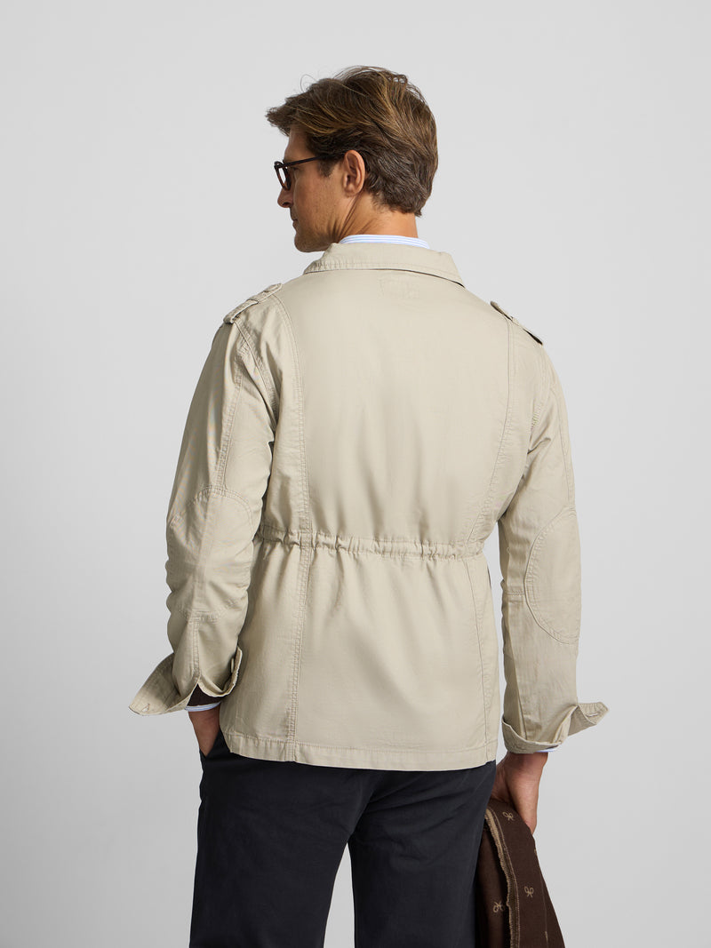 Dark beige military jacket