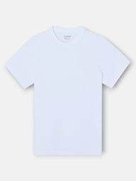 Camiseta lisa minilogo parche blanco