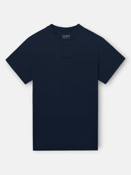 Camiseta silbon tono azul marino