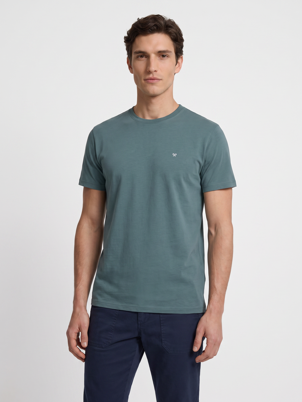 Classic dark green mini logo t-shirt