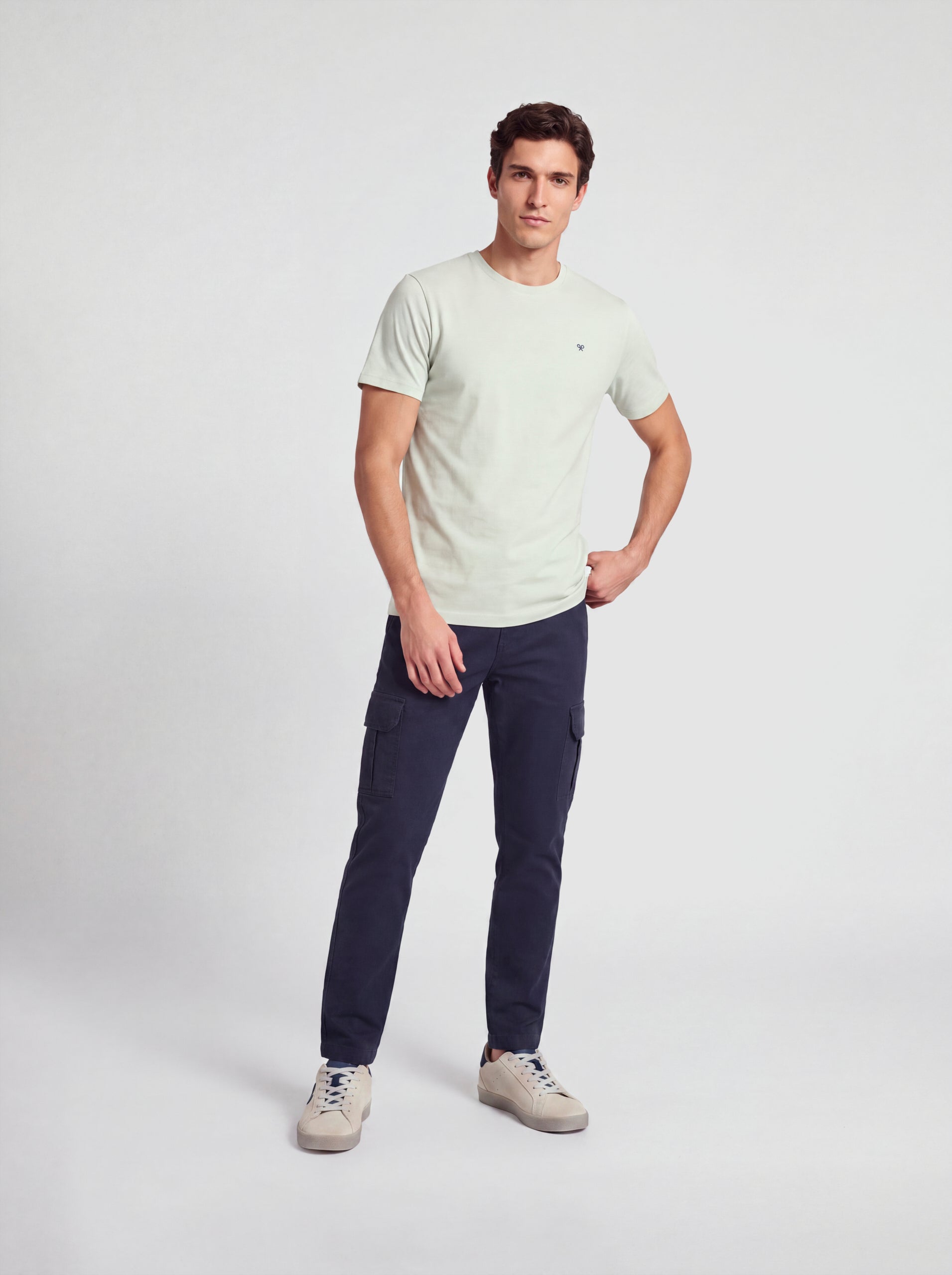 T-shirt classique minilogo vert clair