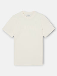 Camiseta silbon patch tono crema