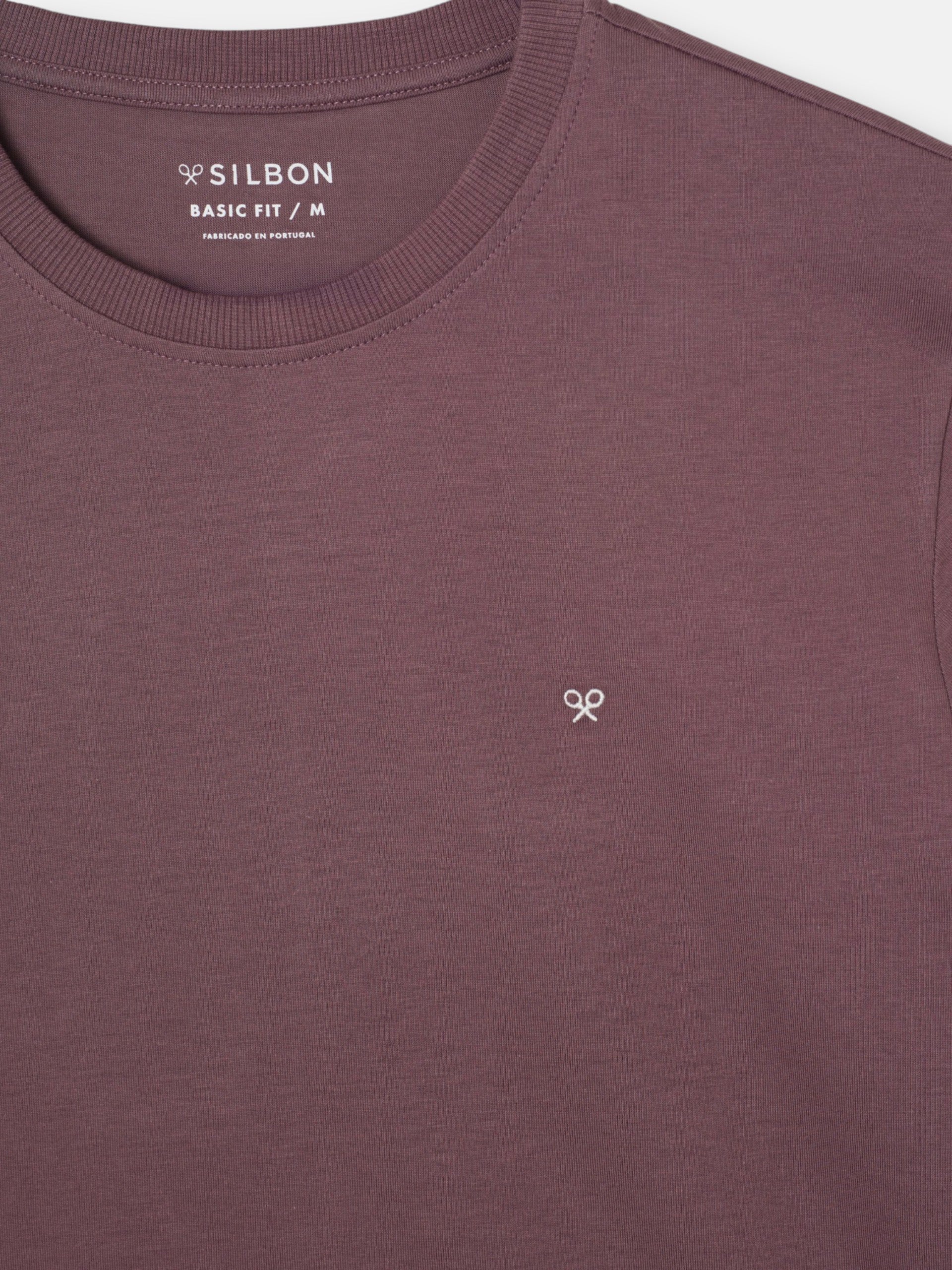 T-shirt classique minilogo bordeaux
