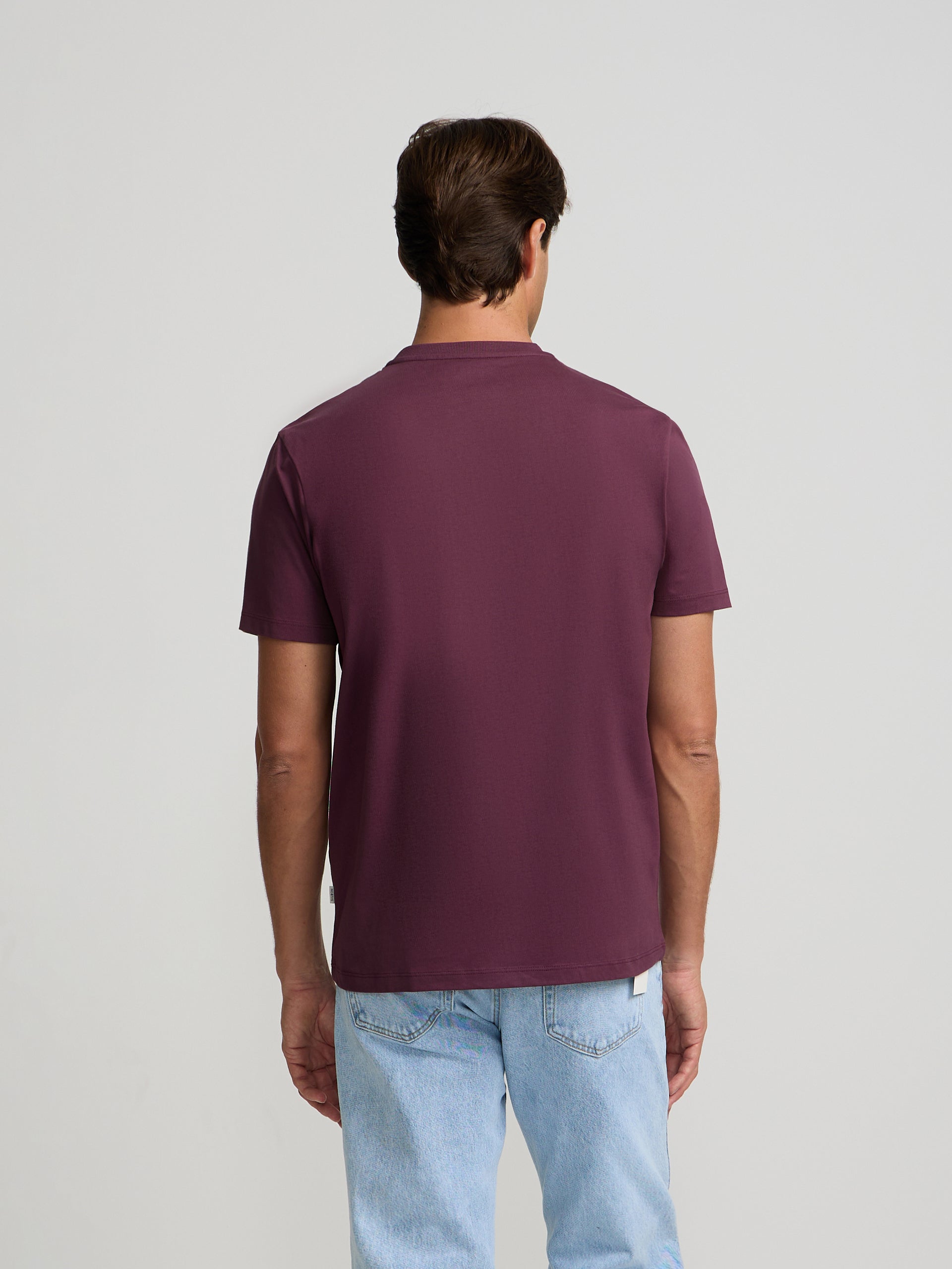 T-shirt classique minilogo bordeaux