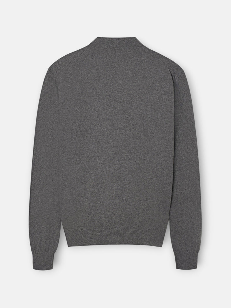 Cardigan clasico gris