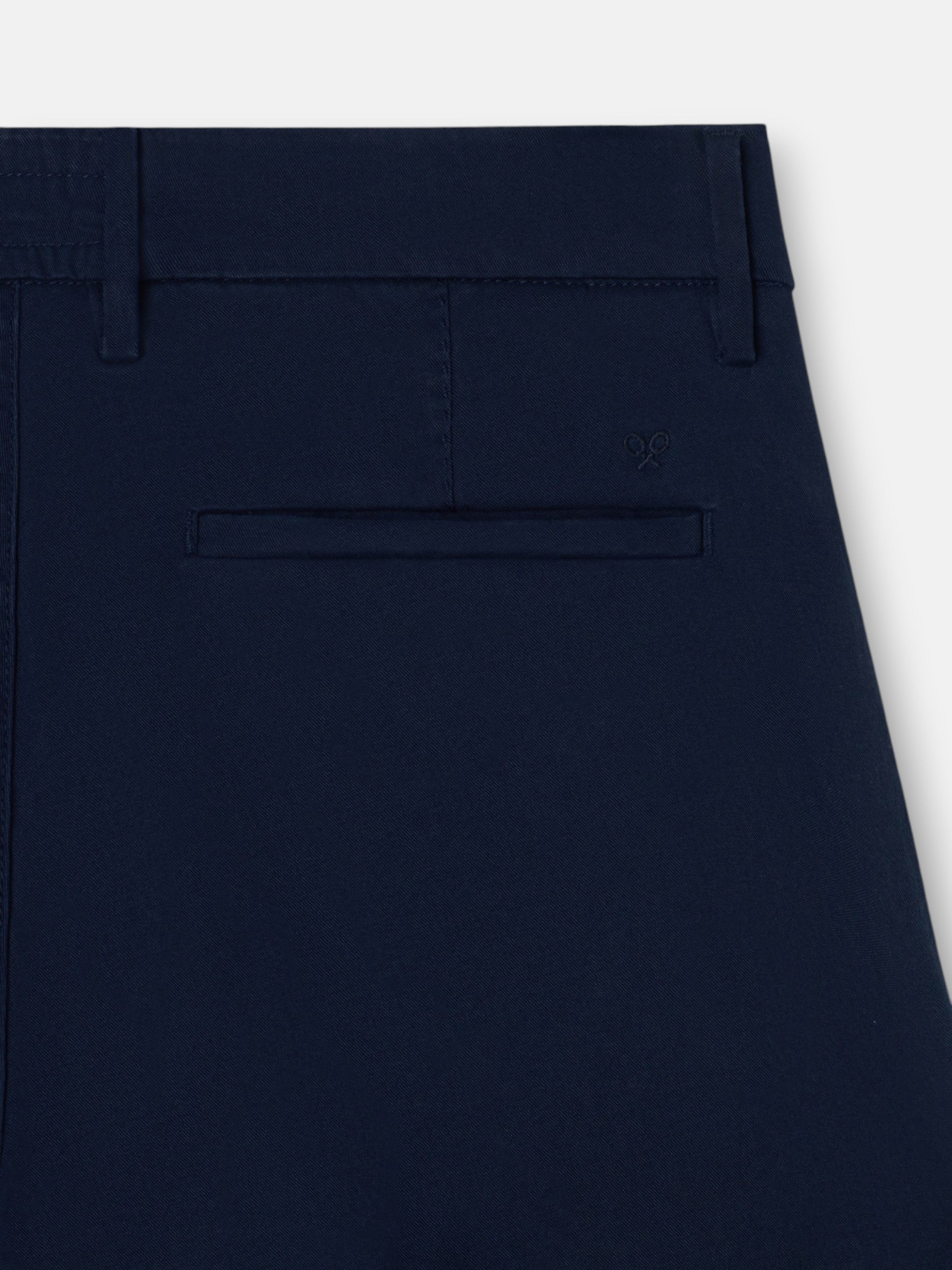 Calças chino desportivas azul-marinho