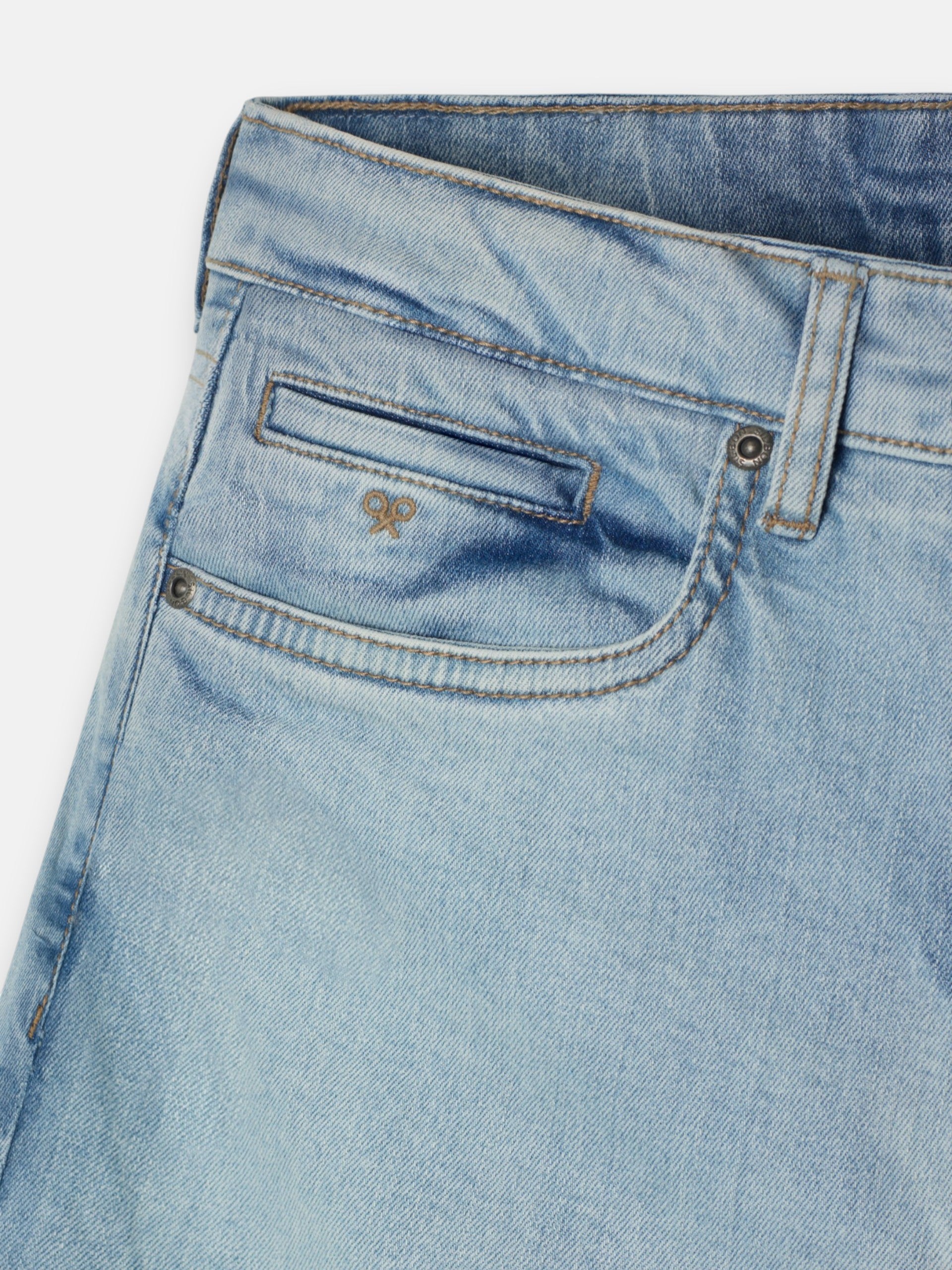 Pantalon sport denim azul claro