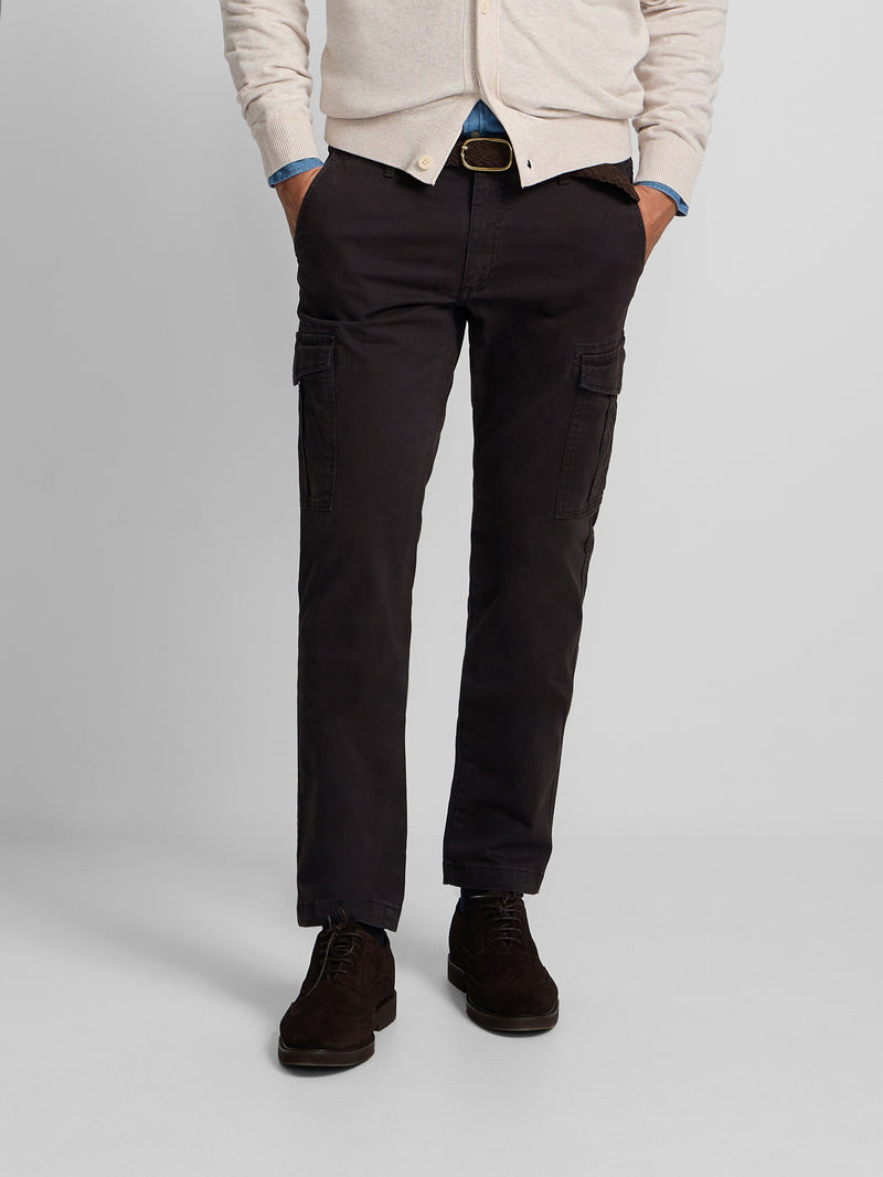 Pantalon cargo sport marron