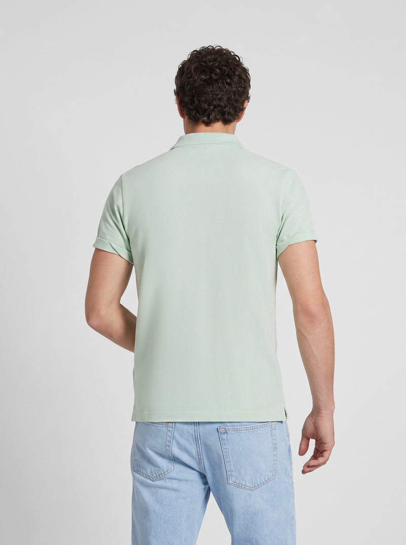 Polo manga corta verde claro