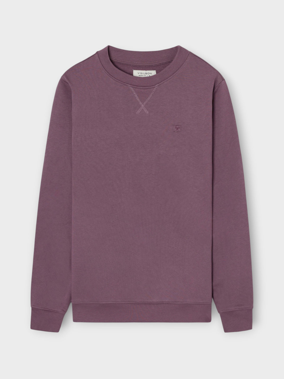 Sudadera miniparche burdeos