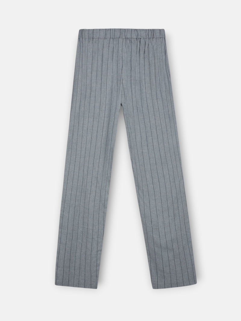 Pijama raya diplomática gris