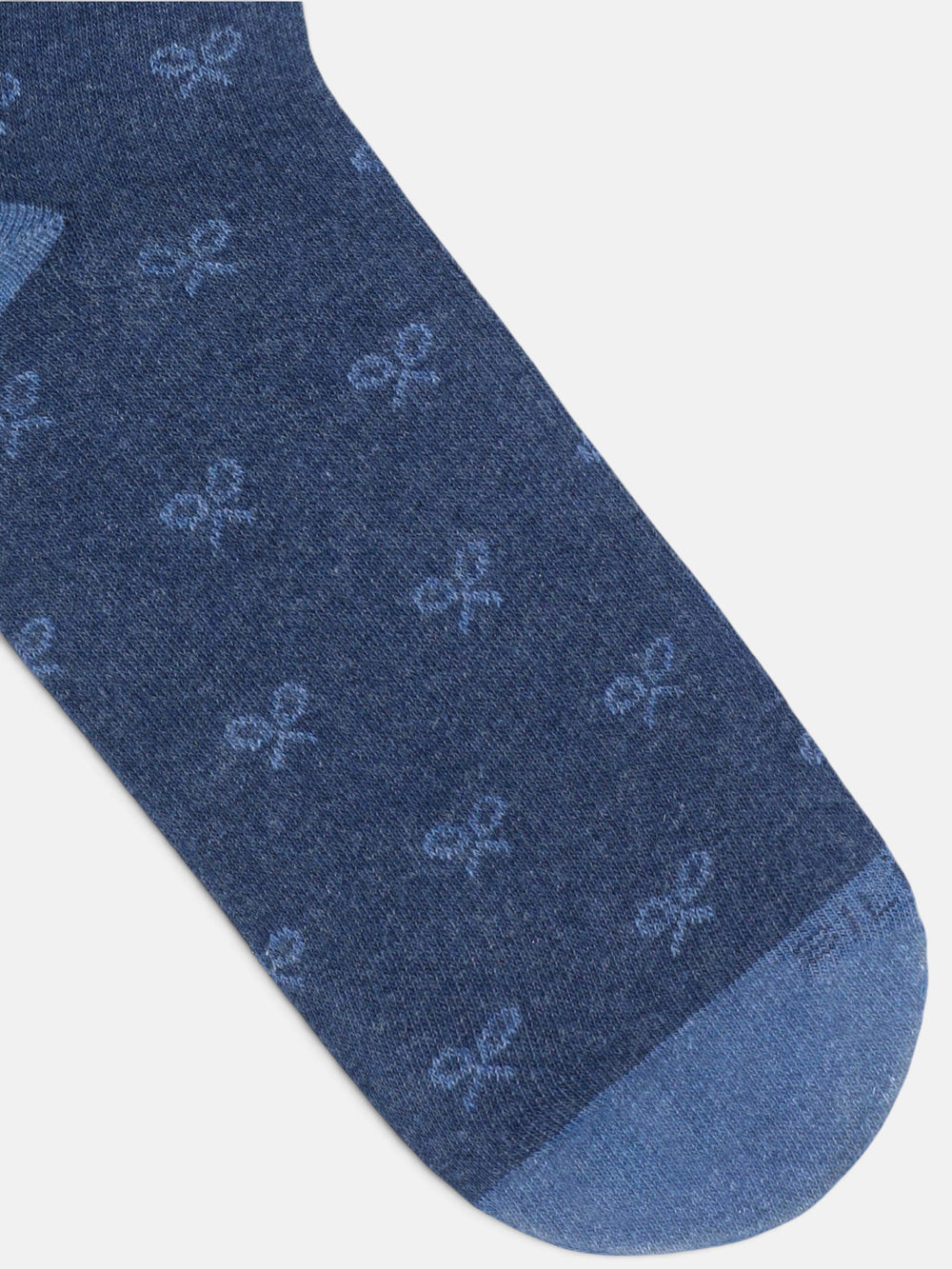 Chaussettes bleu marine à motifs raquettes