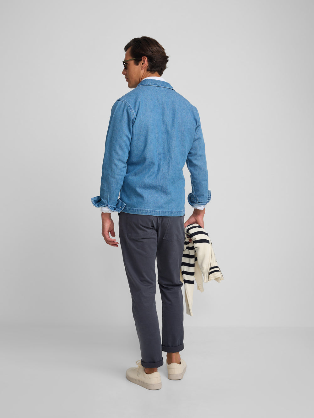 Sobrecamisa denim cruise ajustables azul