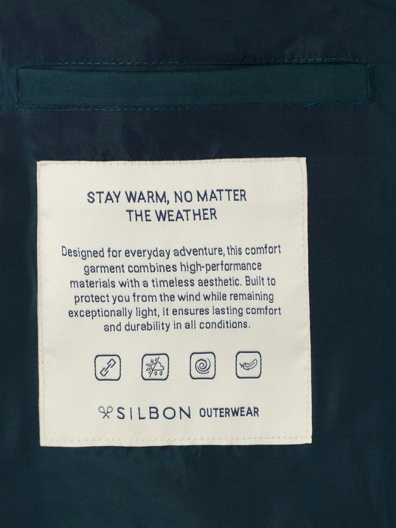 Parka com bolsos verde