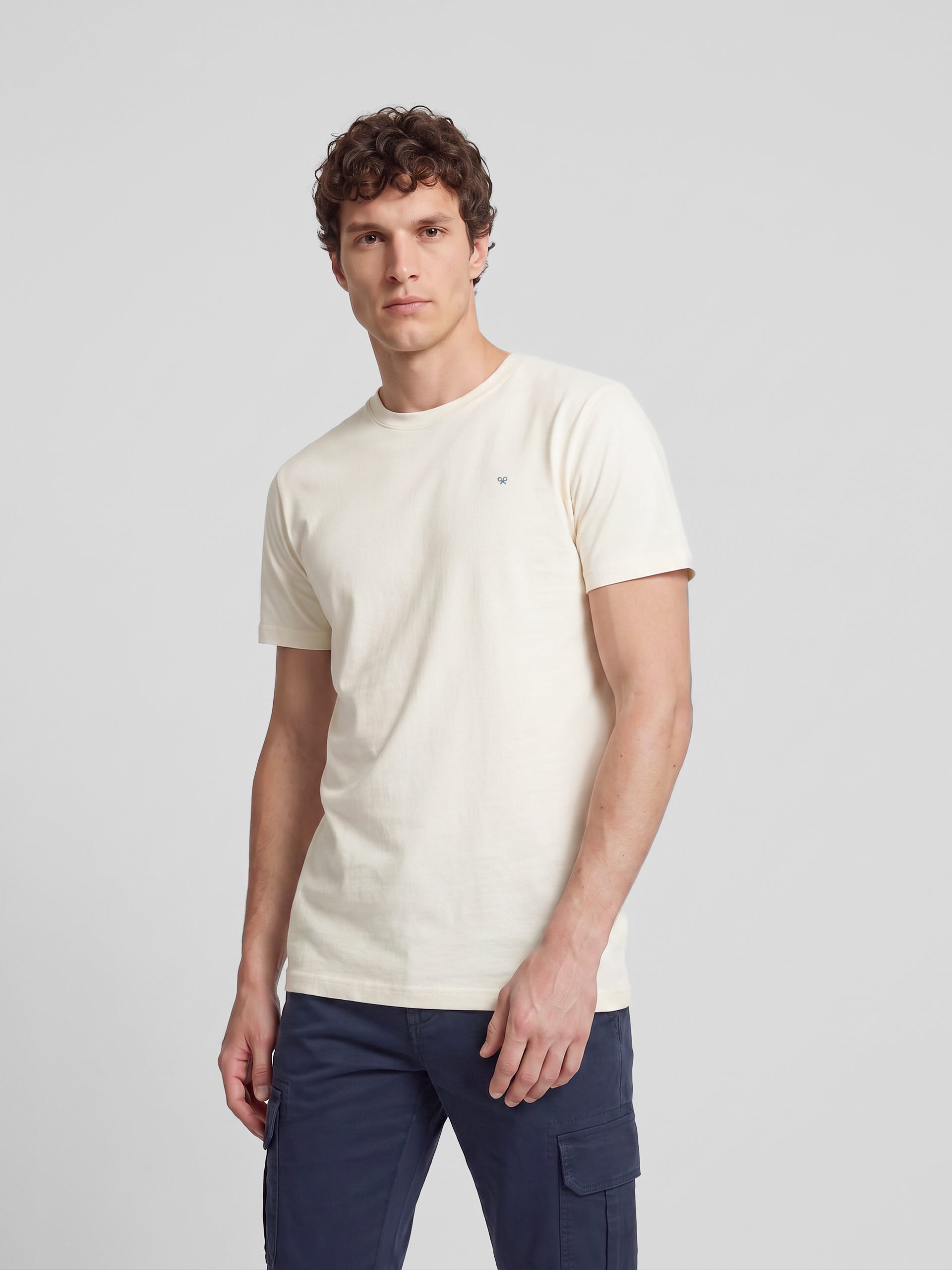 Camiseta poster raquetas crema