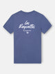 Camiseta les raquettes azul indigo