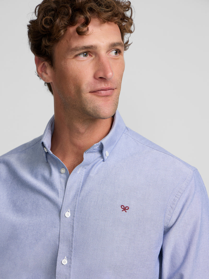 Navy Oxford Sport Shirt
