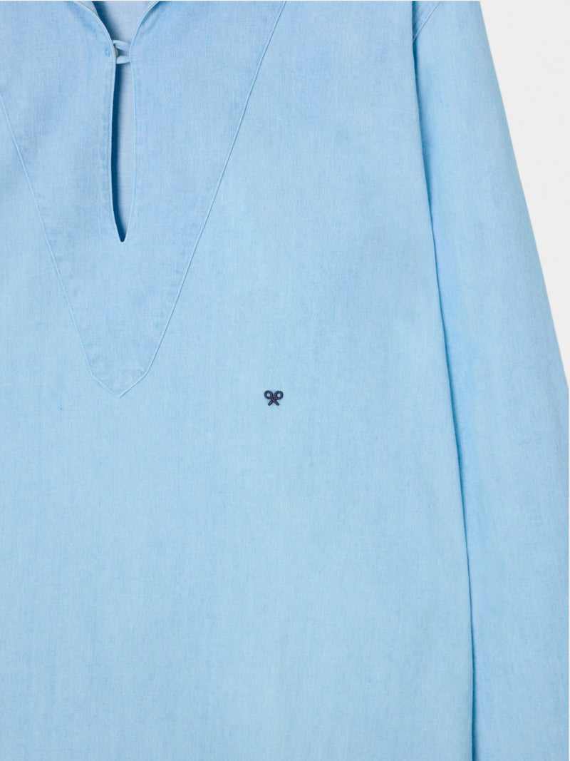 Polera sport cruise denim azul medio