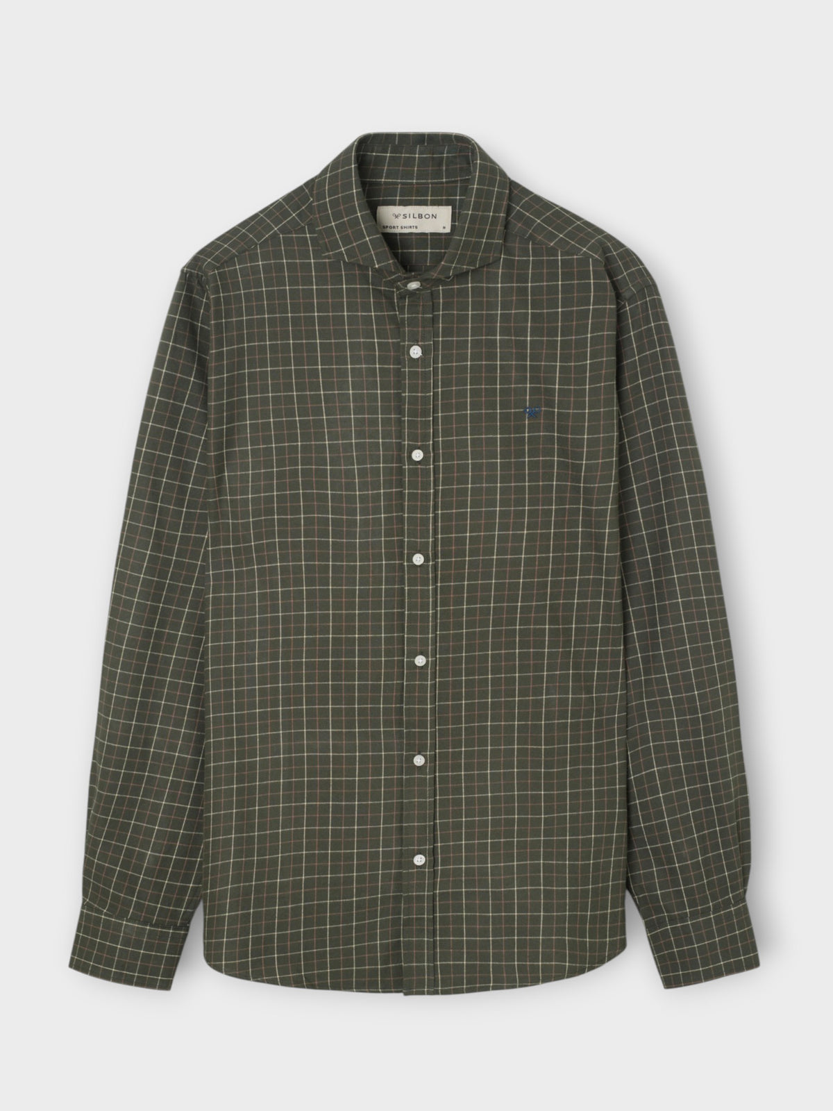 Camisa sport warm cuadros hunter verde oscuro