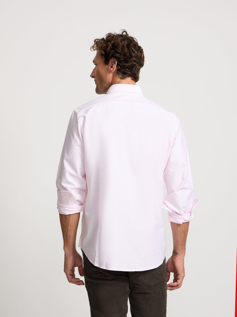 Chemise sport oxford rose