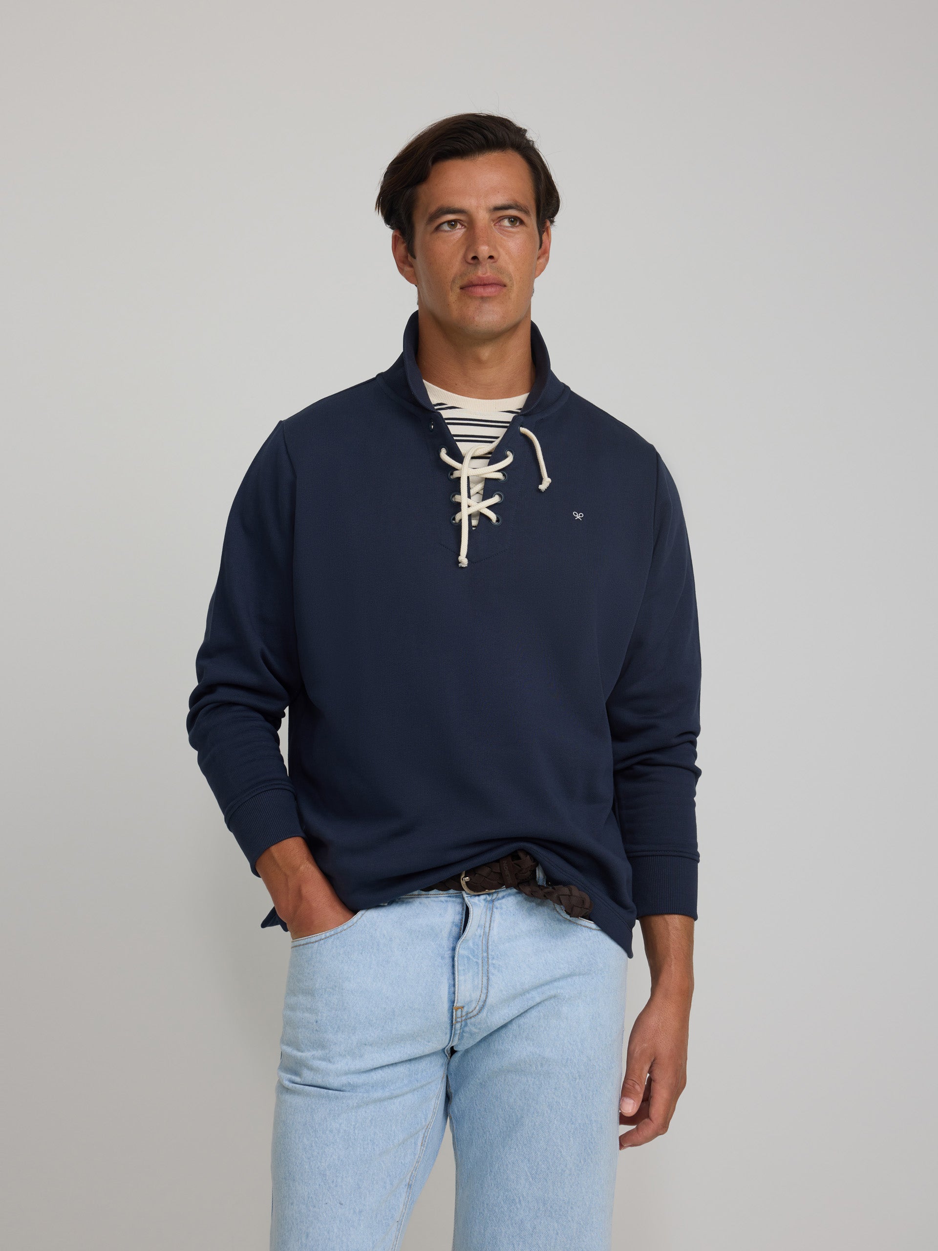 Sweatshirt náutica cruise azul-marinho