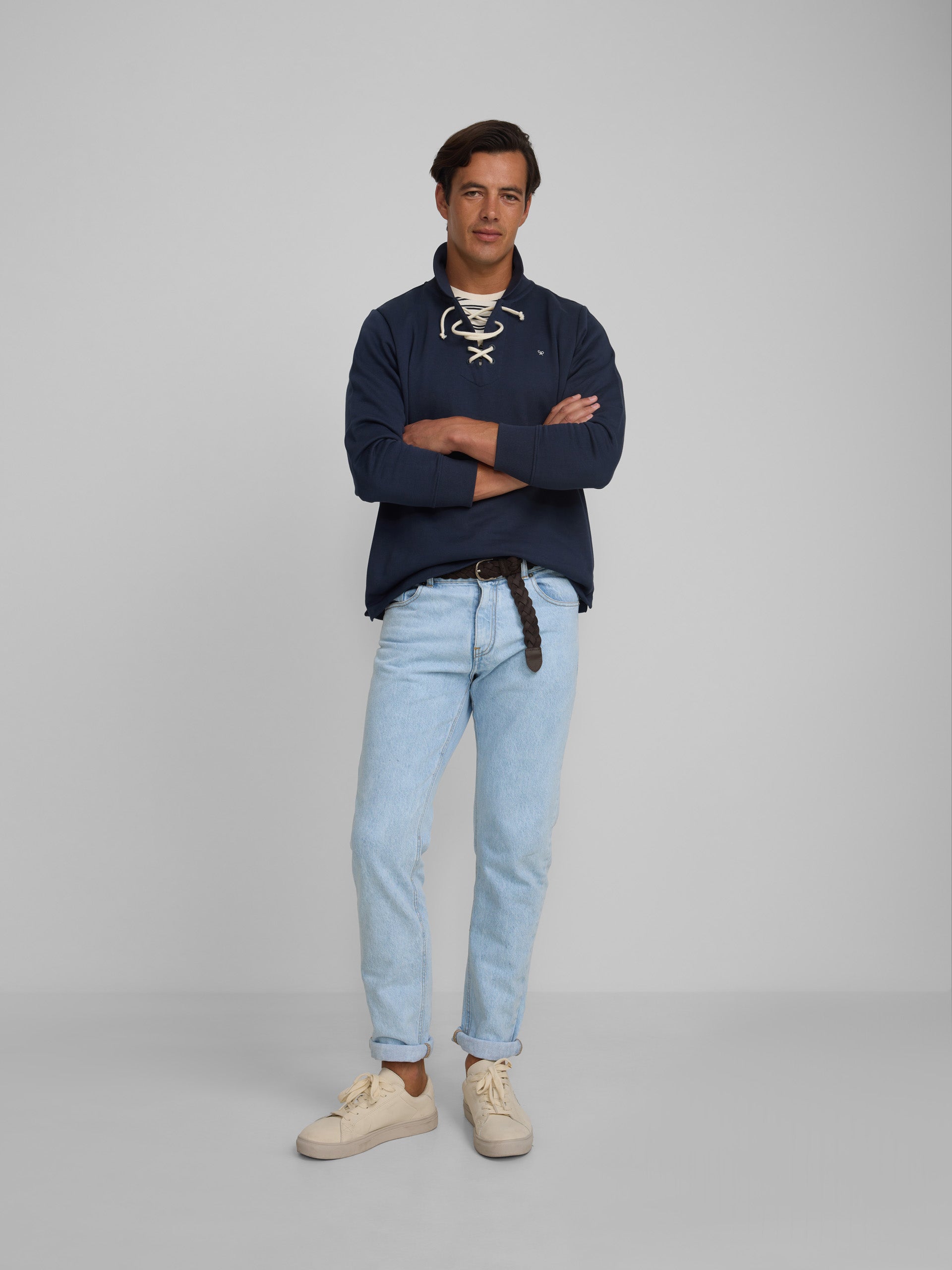 Sweatshirt náutica cruise azul-marinho